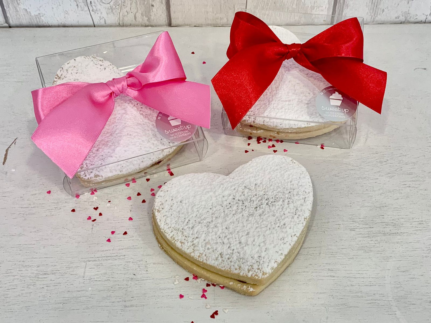 Galleta Corazón rellena